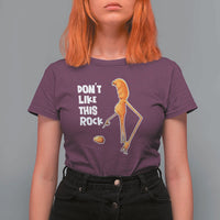 Marcus The Worm Meme T Shirt For Women Do Not Like This Rock - Wonder Print Shop