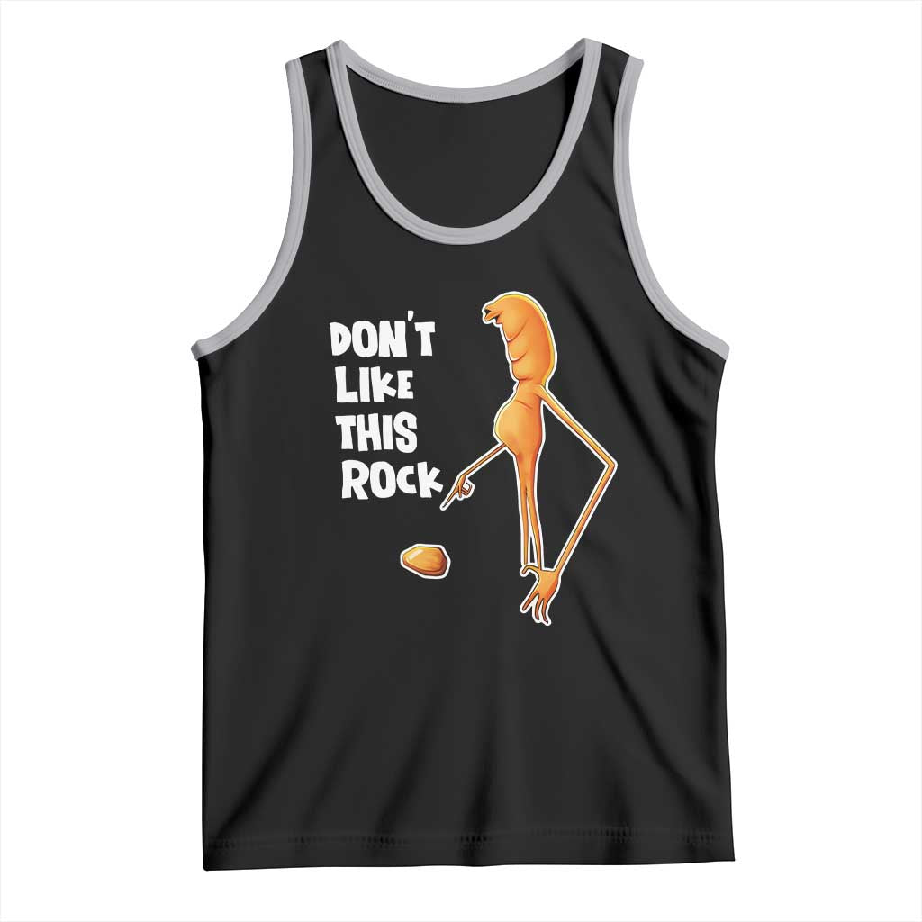 Marcus The Worm Meme Tank Top Do Not Like This Rock - Wonder Print Shop