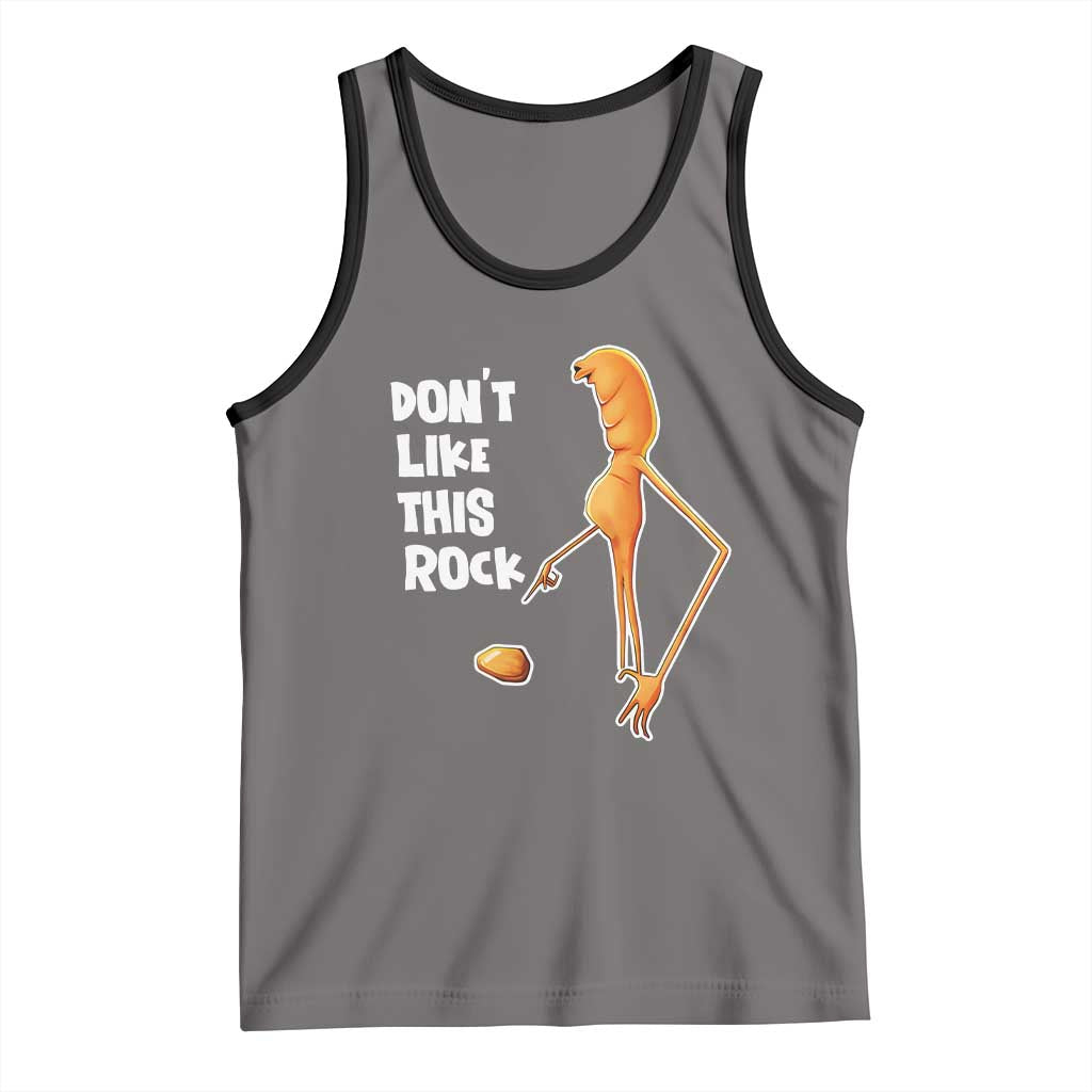 Marcus The Worm Meme Tank Top Do Not Like This Rock - Wonder Print Shop