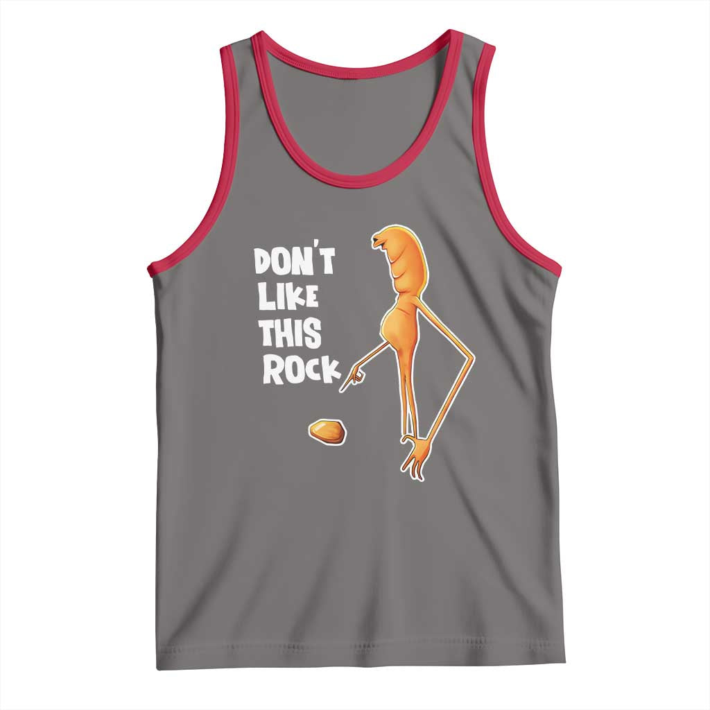Marcus The Worm Meme Tank Top Do Not Like This Rock - Wonder Print Shop