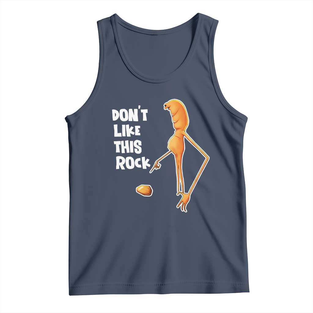 Marcus The Worm Meme Tank Top Do Not Like This Rock - Wonder Print Shop