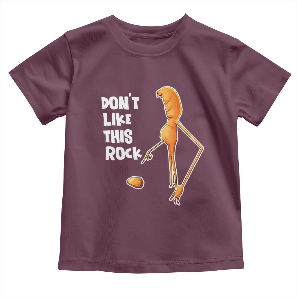 Marcus The Worm Meme Toddler T Shirt Do Not Like This Rock - Wonder Print Shop