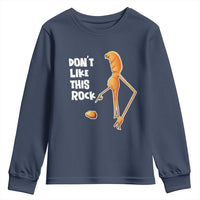 Marcus The Worm Meme Youth Sweatshirt Do Not Like This Rock - Wonder Print Shop