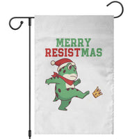 Merry Resistmas Frog Christmas Garden Flag - Wonder Print Shop
