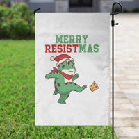 Merry Resistmas Frog Christmas Garden Flag - Wonder Print Shop