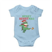 Merry Resistmas Frog Christmas Baby Onesie - Wonder Print Shop