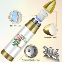 Merry Resistmas Frog Christmas Bullet Tumbler - Wonder Print Shop