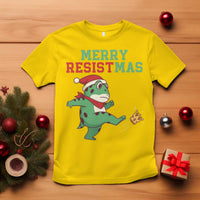 Merry Resistmas Frog Christmas T Shirt - Wonder Print Shop