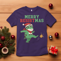 Merry Resistmas Frog Christmas T Shirt - Wonder Print Shop