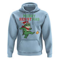 Merry Resistmas Frog Christmas Hoodie - Wonder Print Shop