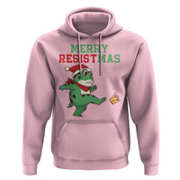 Merry Resistmas Frog Christmas Hoodie - Wonder Print Shop