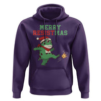 Merry Resistmas Frog Christmas Hoodie - Wonder Print Shop