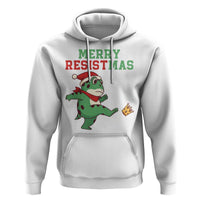 Merry Resistmas Frog Christmas Hoodie - Wonder Print Shop