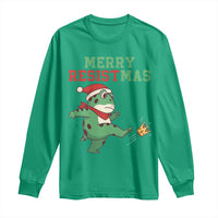 Merry Resistmas Frog Christmas Long Sleeve Shirt - Wonder Print Shop