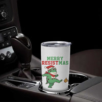 Merry Resistmas Frog Christmas Tumbler Cup - Wonder Print Shop