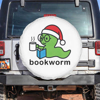 Bookworm Christmas Spare Tire Cover Reading Book Lover - Wonder Print Shop