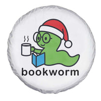 Bookworm Christmas Spare Tire Cover Reading Book Lover - Wonder Print Shop