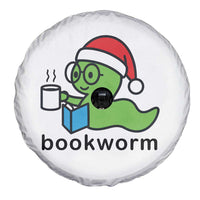 Bookworm Christmas Spare Tire Cover Reading Book Lover - Wonder Print Shop
