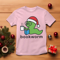 Bookworm Christmas T Shirt Reading Book Lover - Wonder Print Shop