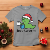 Bookworm Christmas T Shirt Reading Book Lover - Wonder Print Shop