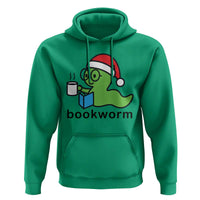 Bookworm Christmas Hoodie Reading Book Lover - Wonder Print Shop