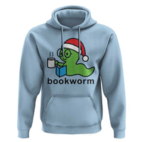 Bookworm Christmas Hoodie Reading Book Lover - Wonder Print Shop