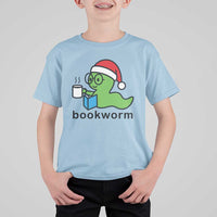Bookworm Christmas T Shirt For Kid Reading Book Lover - Wonder Print Shop