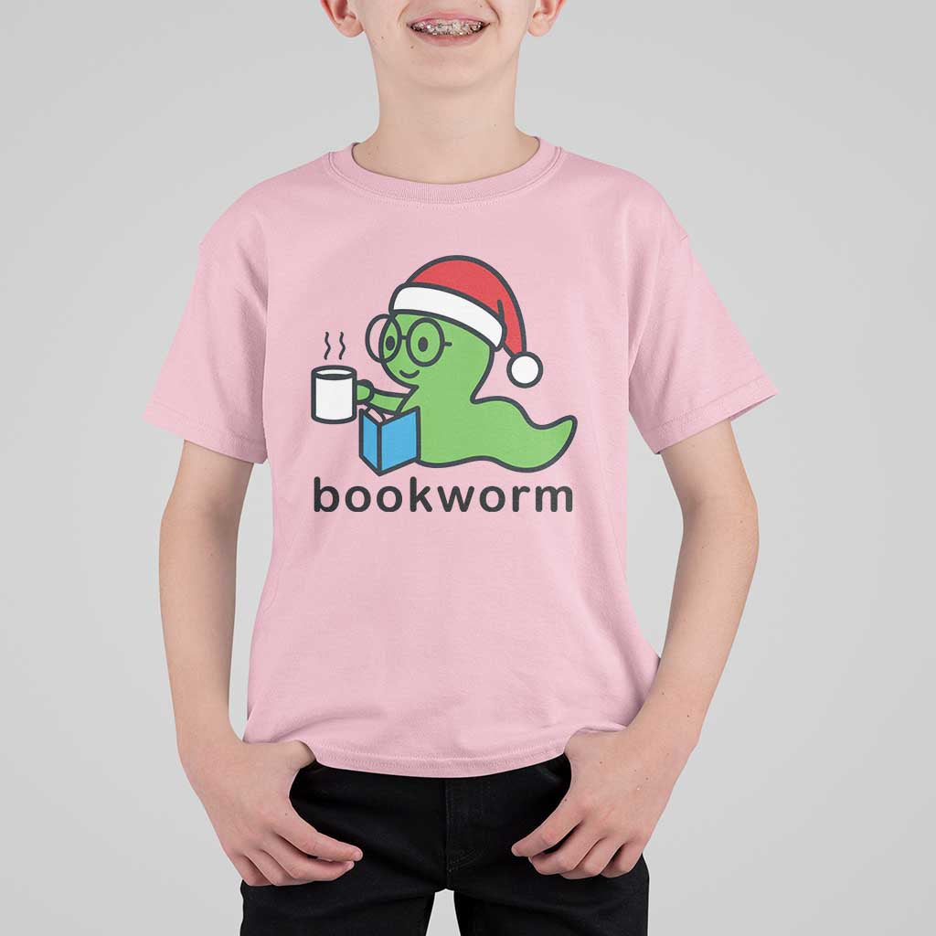 Bookworm Christmas T Shirt For Kid Reading Book Lover - Wonder Print Shop
