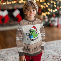 Bookworm Xmas Ugly Christmas Sweater Reading Book Lover - Wonder Print Shop