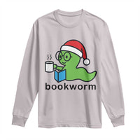 Bookworm Christmas Long Sleeve Shirt Reading Book Lover - Wonder Print Shop