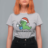 Bookworm Christmas T Shirt For Women Reading Book Lover - Wonder Print Shop