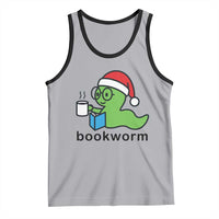 Bookworm Christmas Tank Top Reading Book Lover - Wonder Print Shop