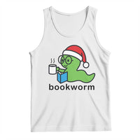 Bookworm Christmas Tank Top Reading Book Lover - Wonder Print Shop