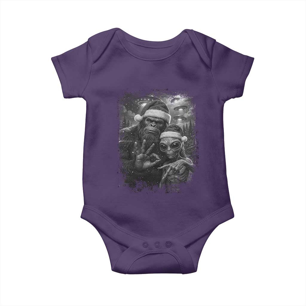 67 Six Seven Bigfoot Christmas Baby Onesie Sasquatch Ailen Selfie UFO Meme - Wonder Print Shop