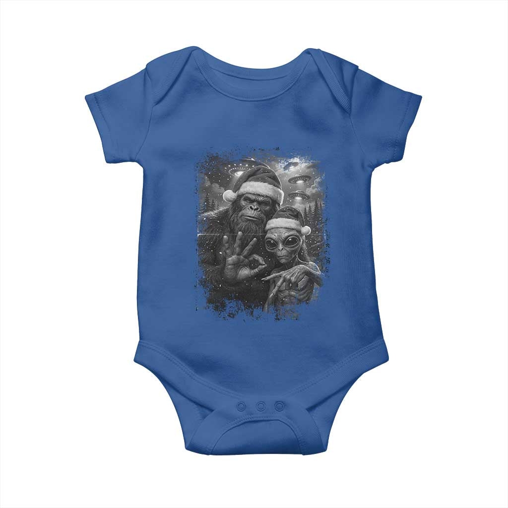 67 Six Seven Bigfoot Christmas Baby Onesie Sasquatch Ailen Selfie UFO Meme - Wonder Print Shop
