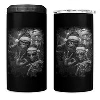 67 Six Seven Bigfoot Christmas 4 in 1 Can Cooler Tumbler Sasquatch Ailen Selfie UFO Meme - Wonder Print Shop
