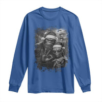 67 Six Seven Bigfoot Christmas Long Sleeve Shirt Sasquatch Ailen Selfie UFO Meme - Wonder Print Shop