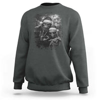 67 Six Seven Bigfoot Christmas Sweatshirt Sasquatch Ailen Selfie UFO Meme - Wonder Print Shop