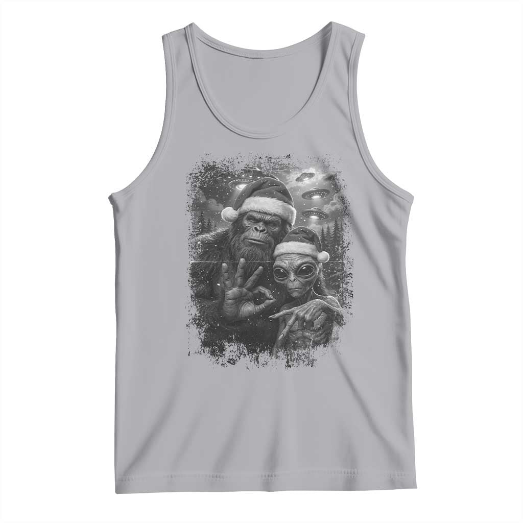 67 Six Seven Bigfoot Christmas Tank Top Sasquatch Ailen Selfie UFO Meme - Wonder Print Shop