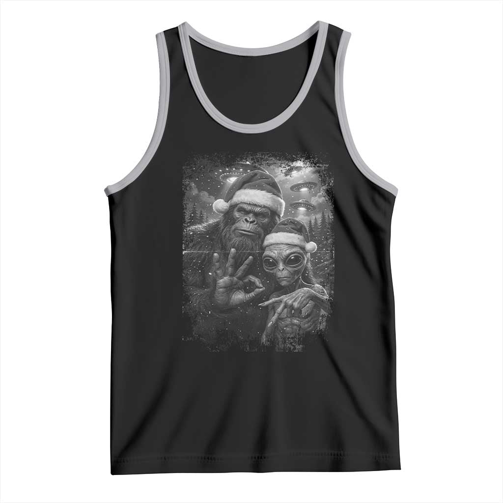 67 Six Seven Bigfoot Christmas Tank Top Sasquatch Ailen Selfie UFO Meme - Wonder Print Shop