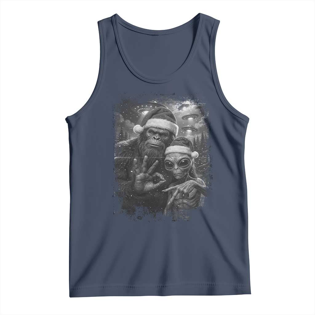 67 Six Seven Bigfoot Christmas Tank Top Sasquatch Ailen Selfie UFO Meme - Wonder Print Shop