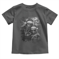 67 Six Seven Bigfoot Christmas Toddler T Shirt Sasquatch Ailen Selfie UFO Meme - Wonder Print Shop