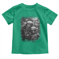 67 Six Seven Bigfoot Christmas Toddler T Shirt Sasquatch Ailen Selfie UFO Meme - Wonder Print Shop