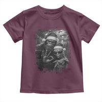 67 Six Seven Bigfoot Christmas Toddler T Shirt Sasquatch Ailen Selfie UFO Meme - Wonder Print Shop