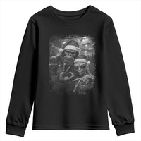 67 Six Seven Bigfoot Christmas Youth Sweatshirt Sasquatch Ailen Selfie UFO Meme - Wonder Print Shop