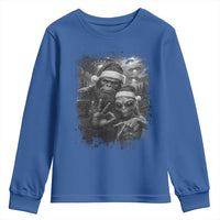 67 Six Seven Bigfoot Christmas Youth Sweatshirt Sasquatch Ailen Selfie UFO Meme - Wonder Print Shop