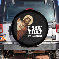Funny Six Seven Meme Spare Tire Cover I Saw That 67 Times - Wonder Print Shop