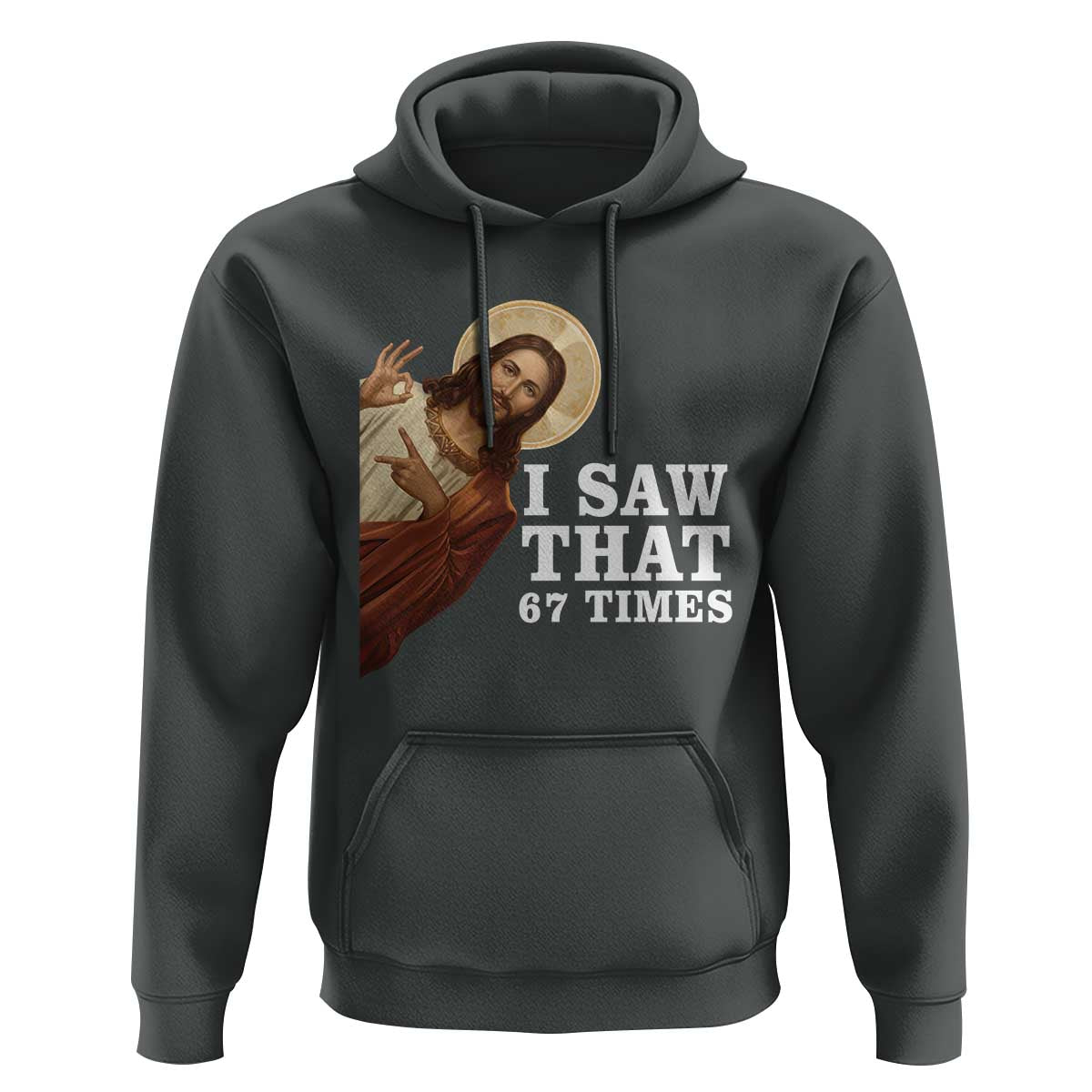 Funny Six Seven Meme Hoodie I Saw That 67 Times - Wonder Print Shop