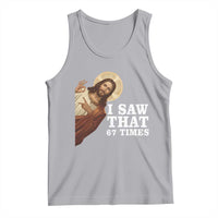 Funny Six Seven Meme Tank Top I Saw That 67 Times - Wonder Print Shop