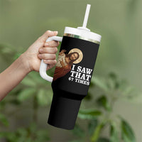 Funny Six Seven Meme Tumbler With Handle I Saw That 67 Times - Wonder Print Shop